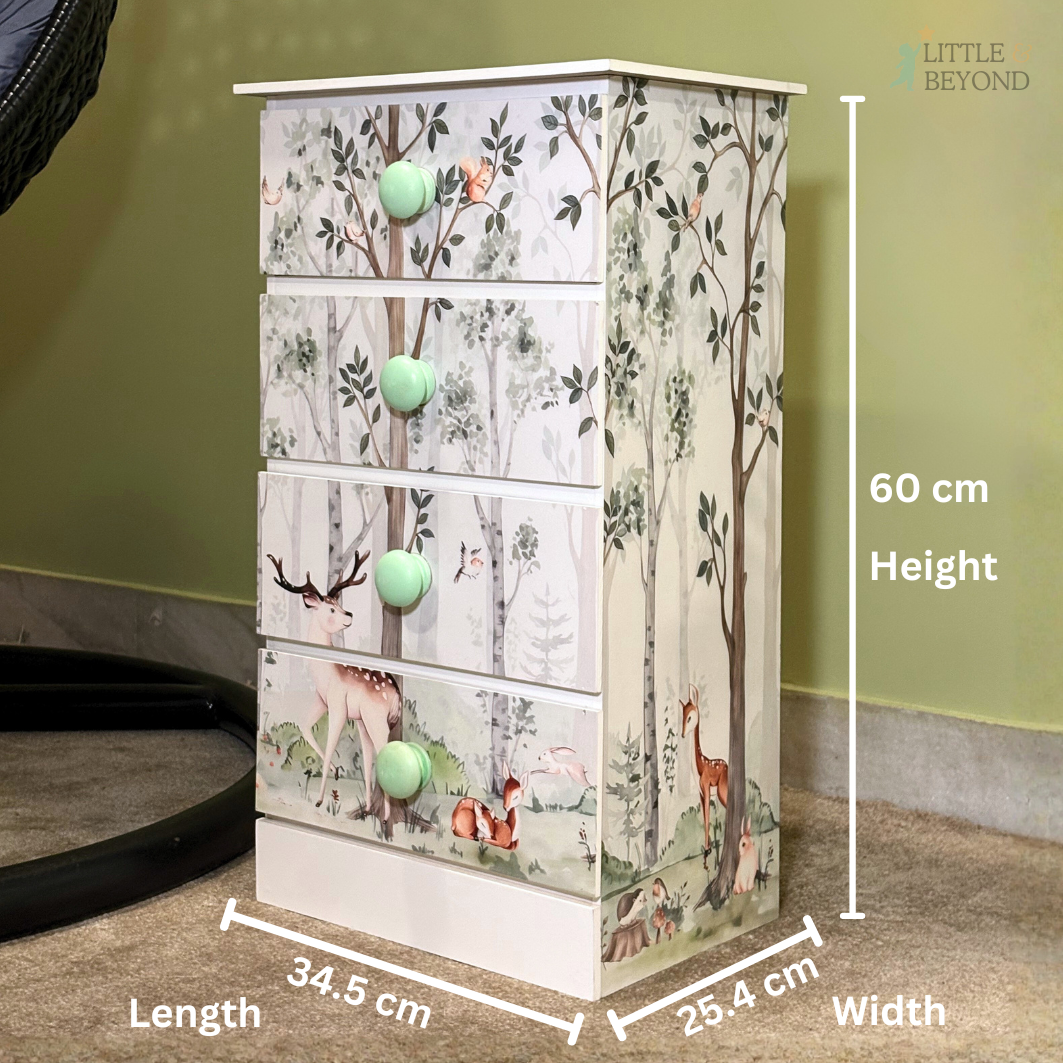 Little & Beyond™ 4-Layer Kids Storage Organiser for Toys, Books, & Clothes