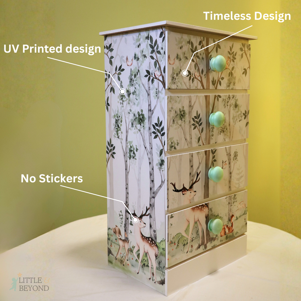 Little & Beyond™ 4-Layer Kids Storage Organiser for Toys, Books, & Clothes